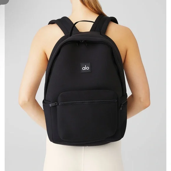 ALO Yoga Black Stow Backpack - Picture 1 of 6